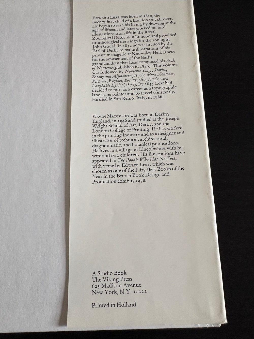 1980 The Courtship of the Yonghy-Bonghy-Bo Hardcover - Picture 5 of 8